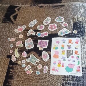 4/$30 Peppa Pig Sheet & Other Floral/Butterfly Temporary Tattoos